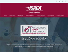 Tablet Screenshot of isacacr.org